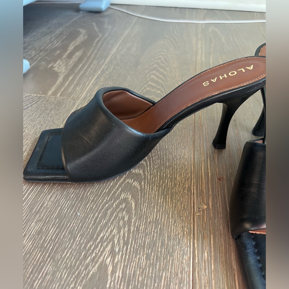 ALOHAS Puffy Mule in Black, Size 37 - Picture 4 of 7